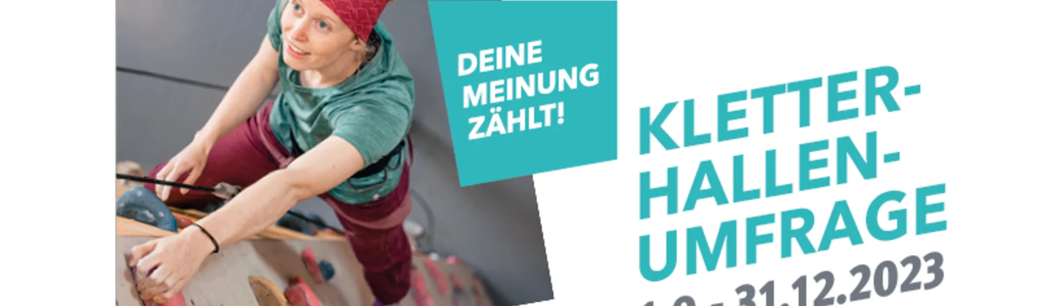 Werbfoto zur Kletterhallenumfrage | © DAV / Marisa Koch