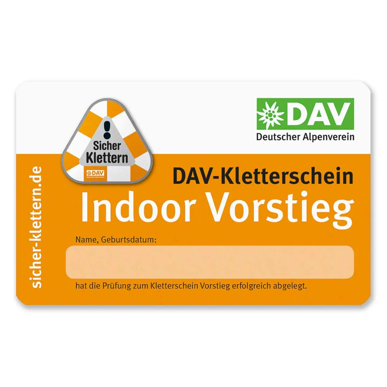 Vorstiegsschein | © DAV