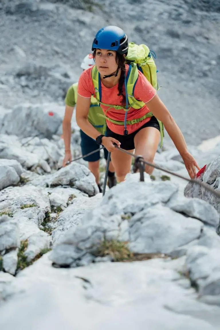 Klettern am Drahtseil | © DAV / Julian Rohn