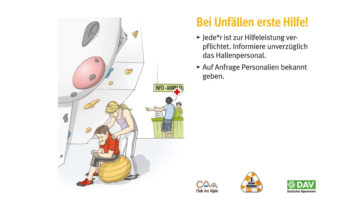 Regeln für Kletterhallen des DAV | © DAV