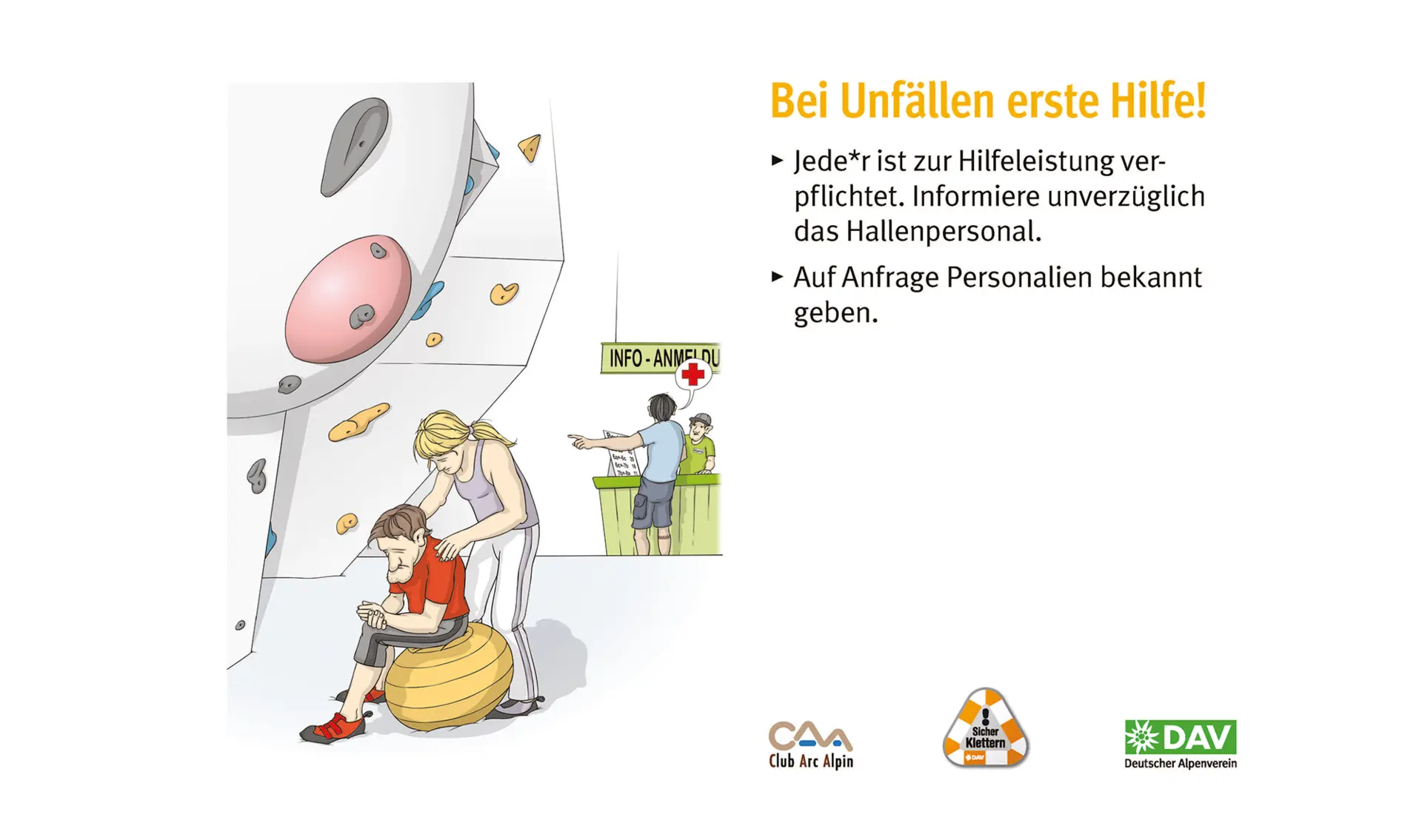 Regeln für Kletterhallen des DAV | © DAV