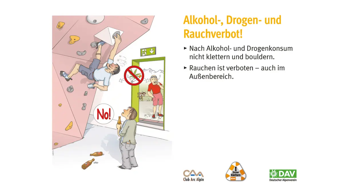 Regeln für Kletterhallen des DAV | © DAV