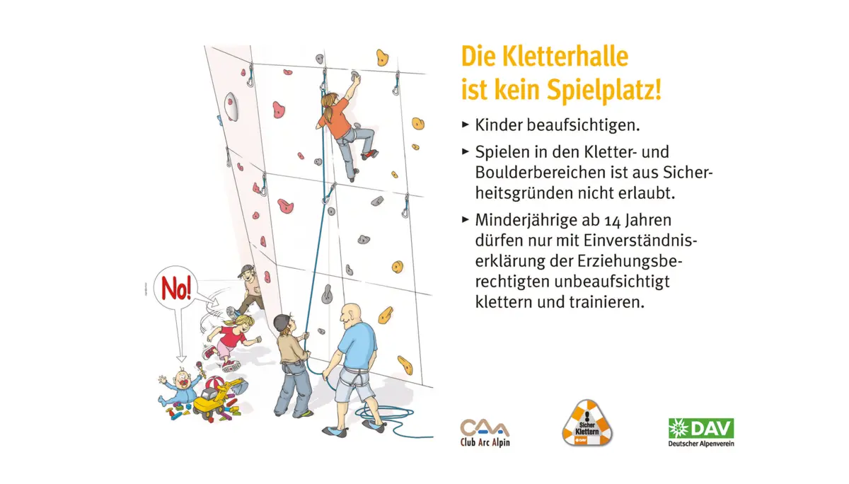 Regeln für Kletterhallen des DAV | © DAV