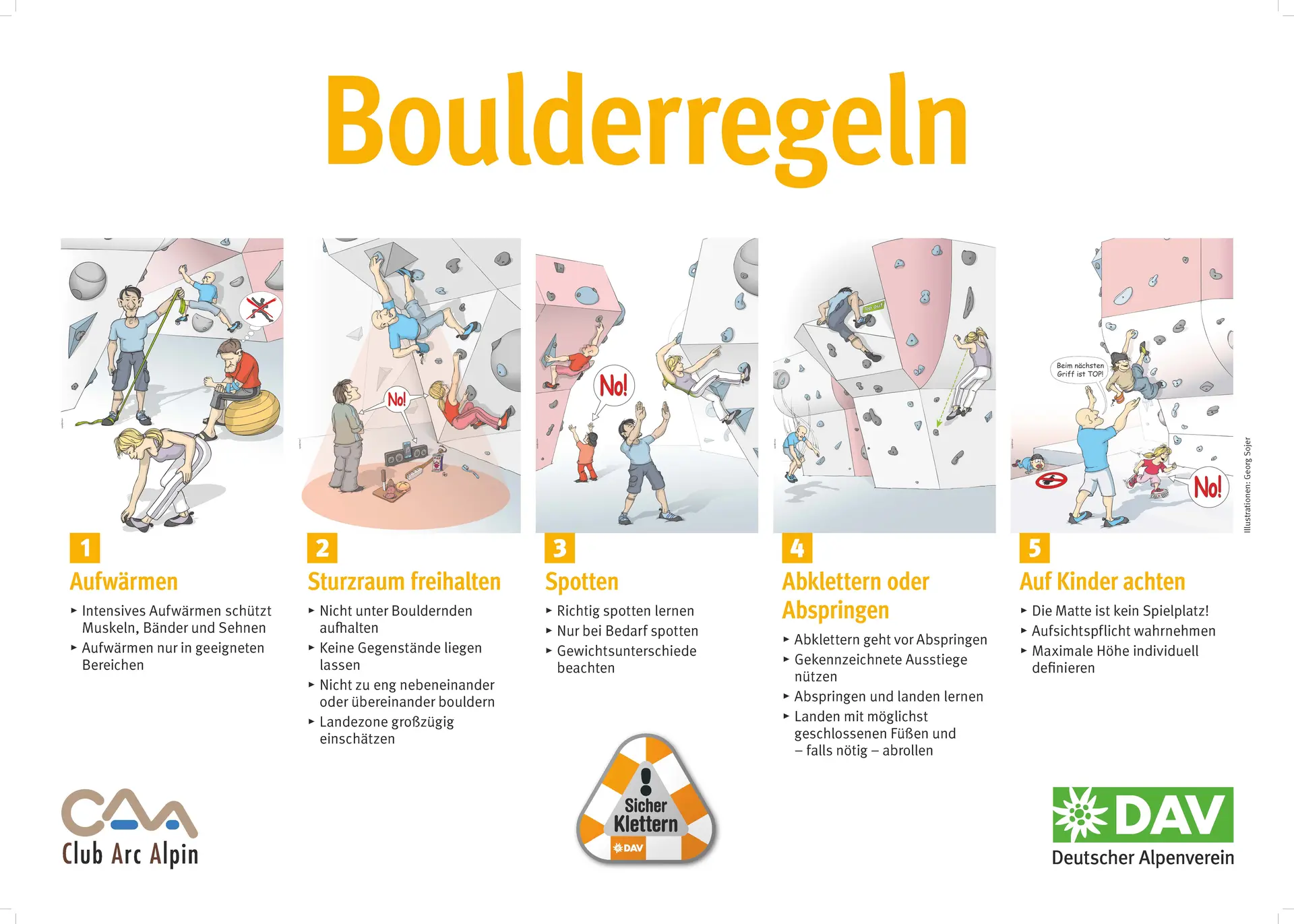 Boulderregeln | © DAV