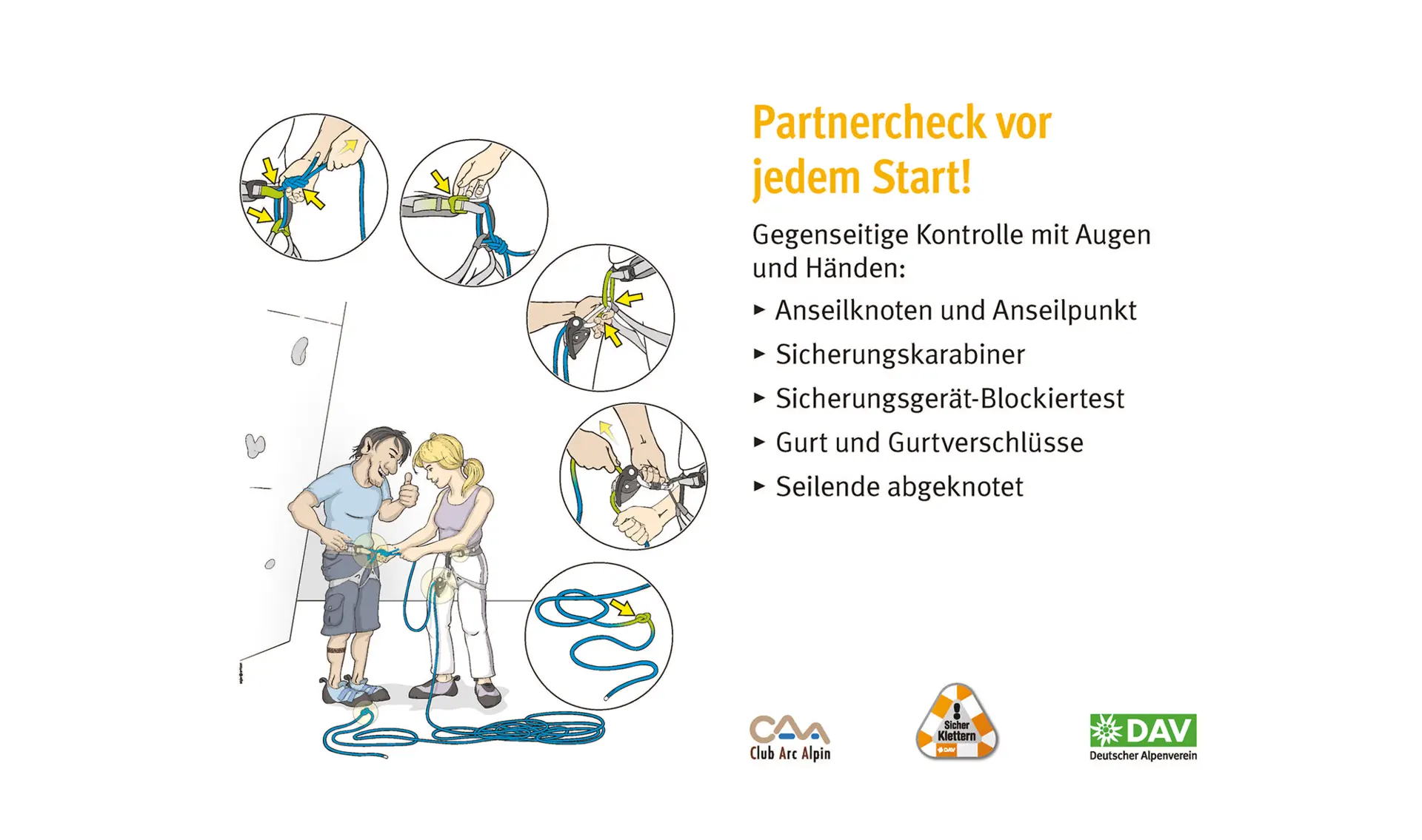 Kletter-Regeln - für mehr Sicherheit beim Klettern | © DAV