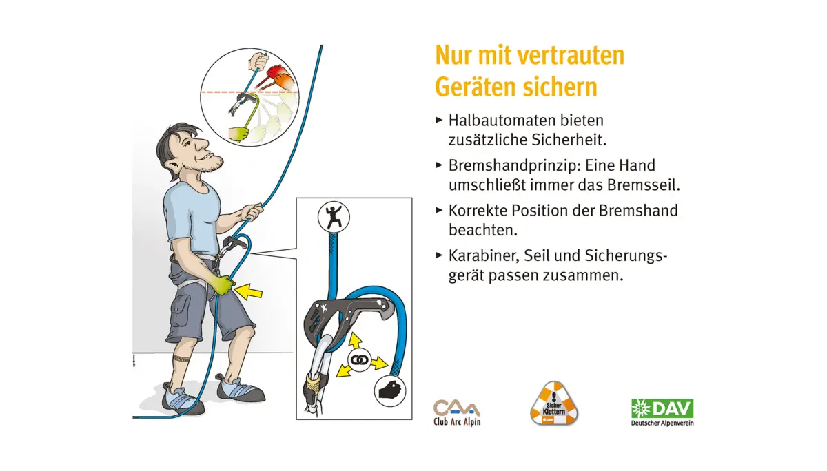 Kletter-Regeln - für mehr Sicherheit beim Klettern | © DAV
