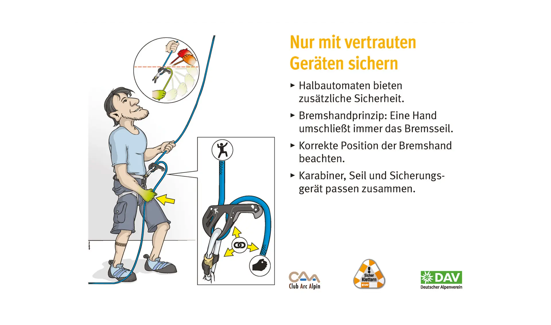 Kletter-Regeln - für mehr Sicherheit beim Klettern | © DAV