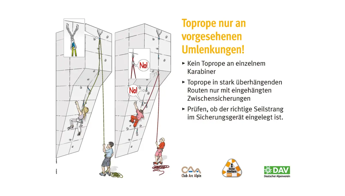 Kletter-Regeln - für mehr Sicherheit beim Klettern | © DAV