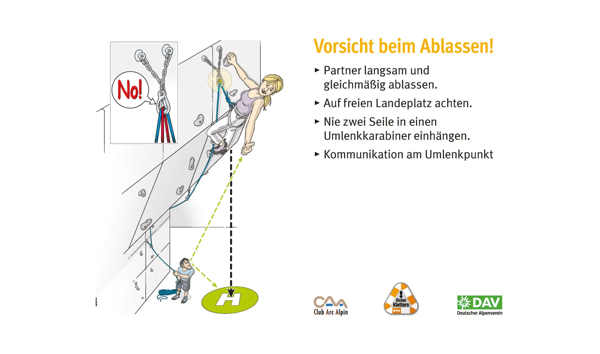 Kletter-Regeln - für mehr Sicherheit beim Klettern | © DAV